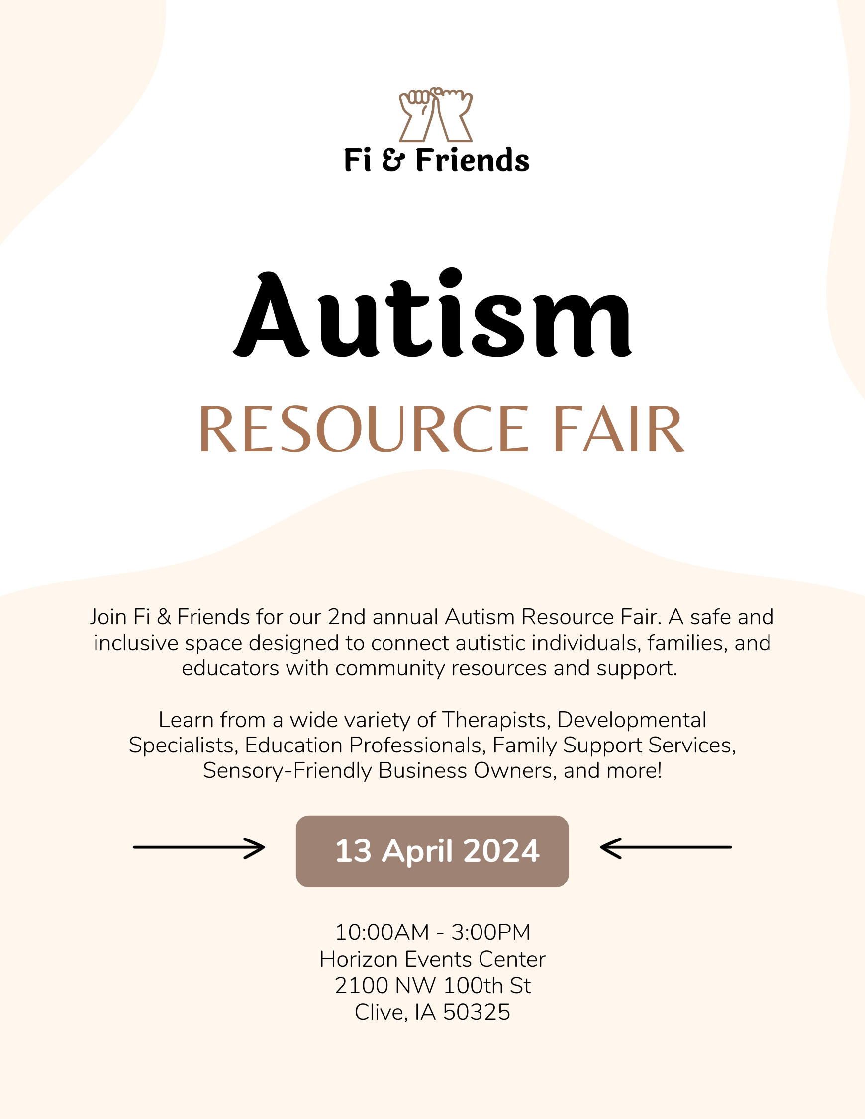 Fi and Friends Autism Resource Fair Iowa Family Support Network